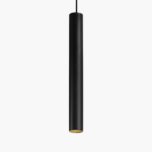 Suspension LED en tube cylindre