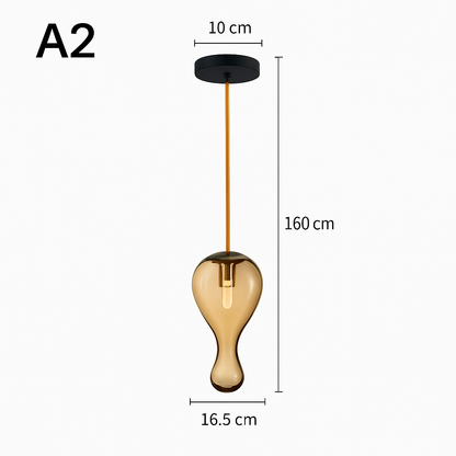 suspension led en verre luminaire décoratif idéal pour bars