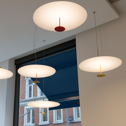 suspension luminaire ultra mince design minimaliste pour intérieur