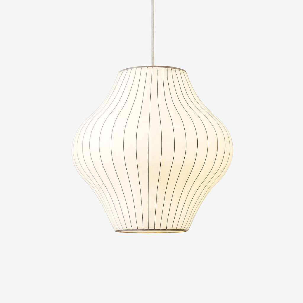 Suspension moderne en papier style japonais Silk