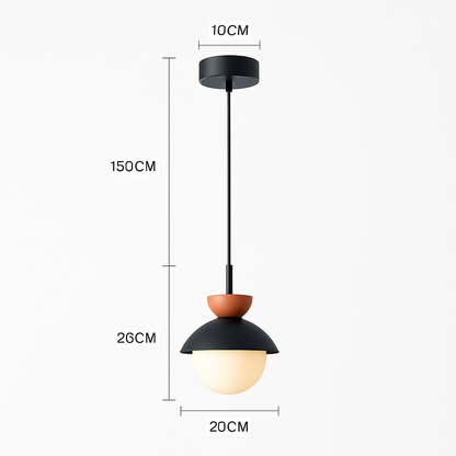 Suspension moderne nordique boule de verre luminaires suspendus suspension cuisine salle à manger chambre décor à la maison luminaire lustre