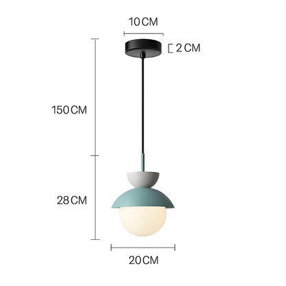 Suspension moderne nordique boule de verre luminaires suspendus suspension cuisine salle à manger chambre décor à la maison luminaire lustre