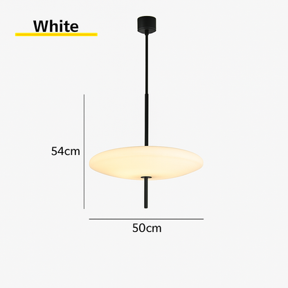 Suspension soucoupe volante modernes noires/blanches